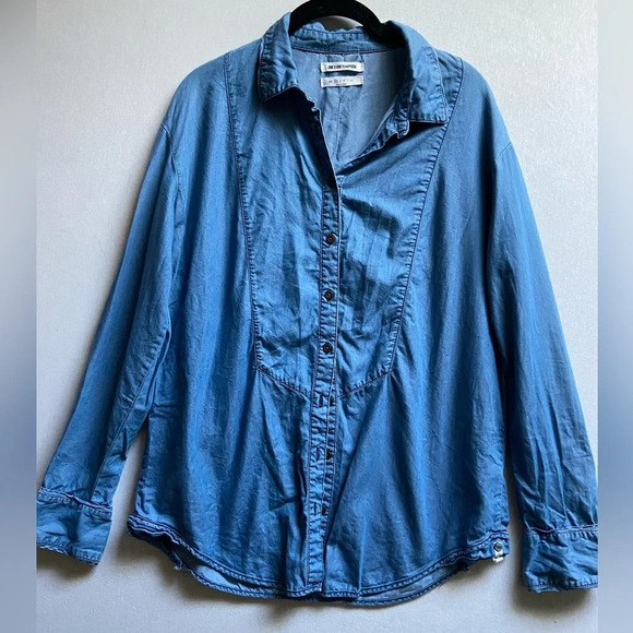 One X One Teaspoon BAHAMA TUX Oversized Shirt Sz XS - Picture 2 of 11